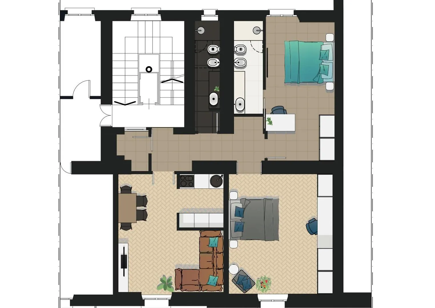 Appartamento Moderno Multicomfort - Premuda Luxury Milan